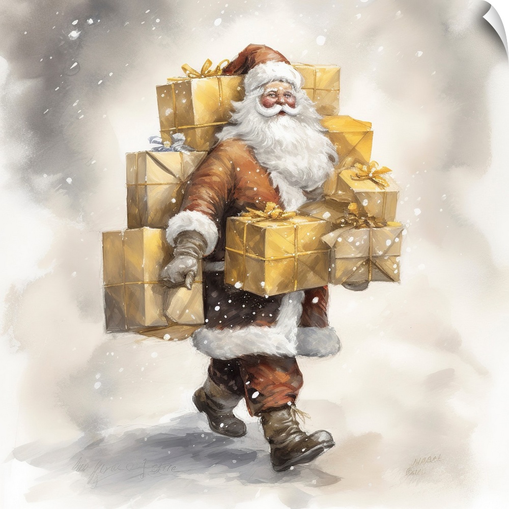 Santa With Gifts 1