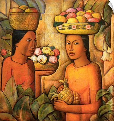 Mujeres Con Frutas