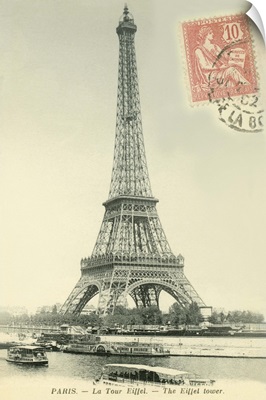 Eiffel Tower Stamped