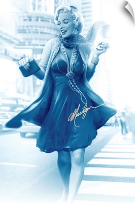 Marilyn In The City Blue