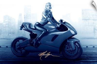 Marilyn's Ride In Blue