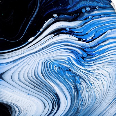 Blue And White Abstract 12