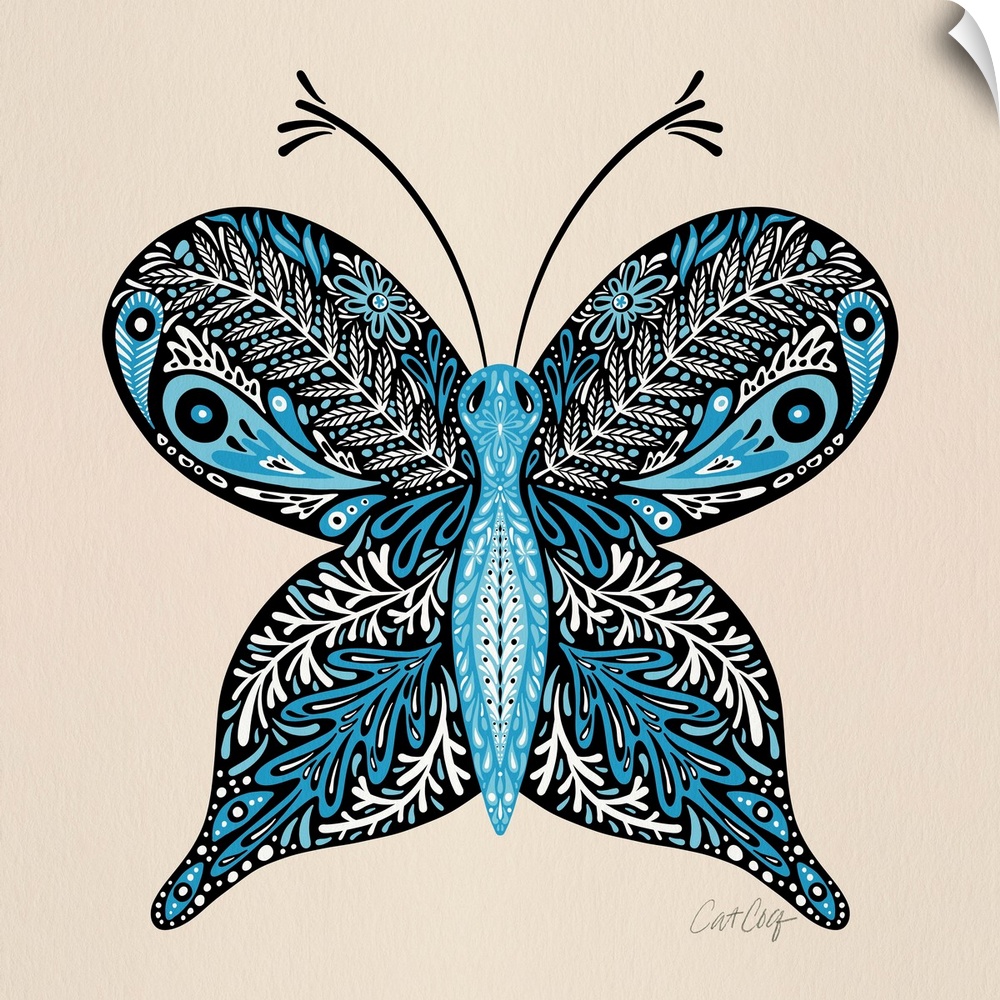Butterfly Intricacies - Blue