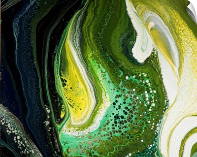 Forest Green Abstract 46