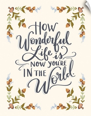 How Wonderful Life Is