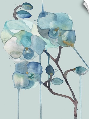 Orchid - Blue on Blue