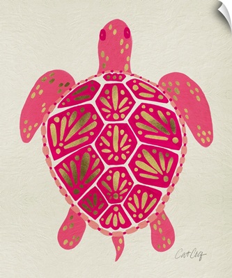 Pink Cream Sea Turtle
