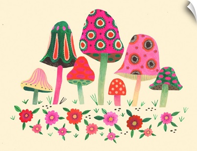 Pink Mushrooms