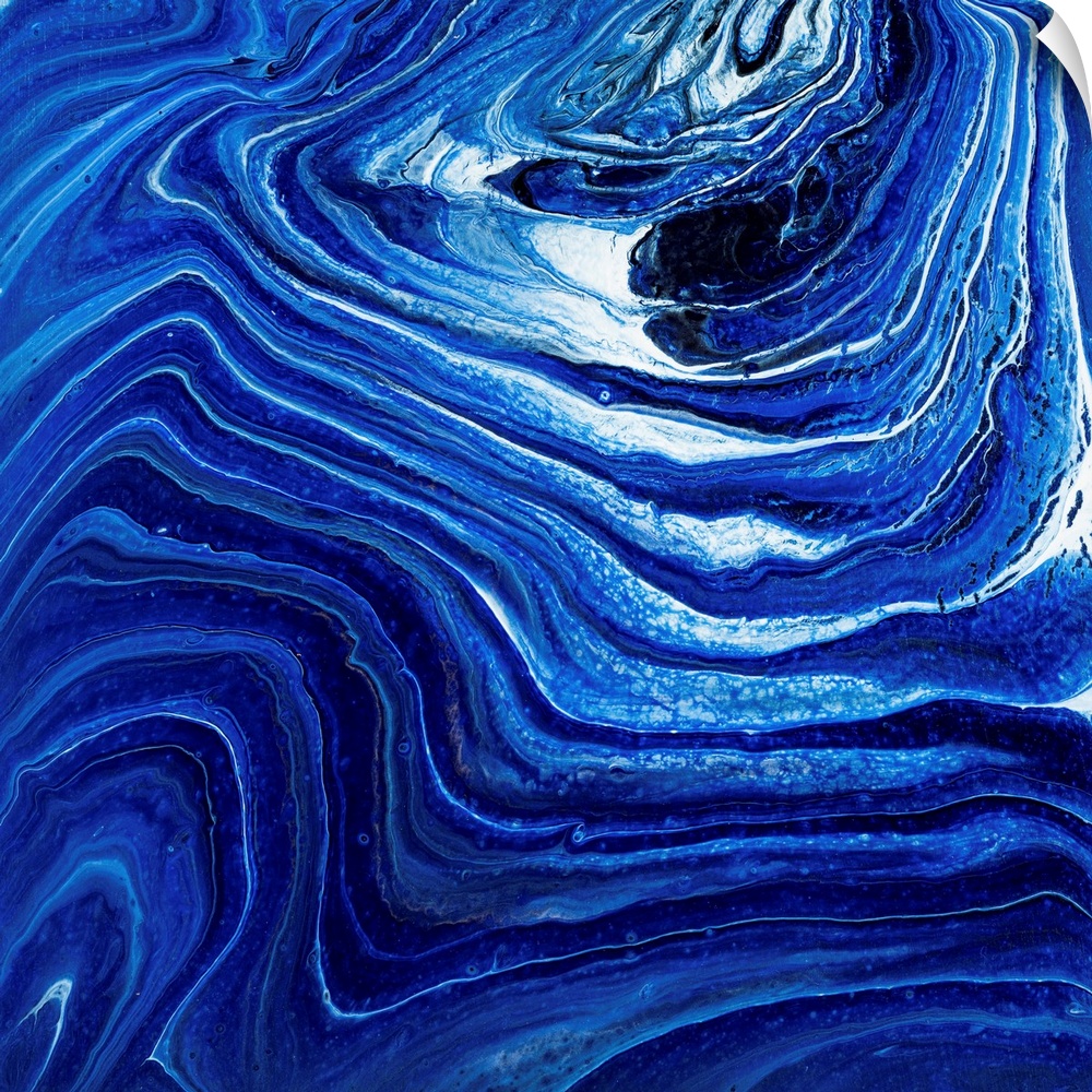 Royal Blue Abstract 55