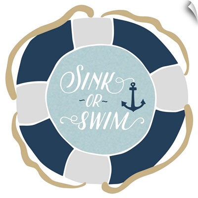 Sink Or Swim Handlettering