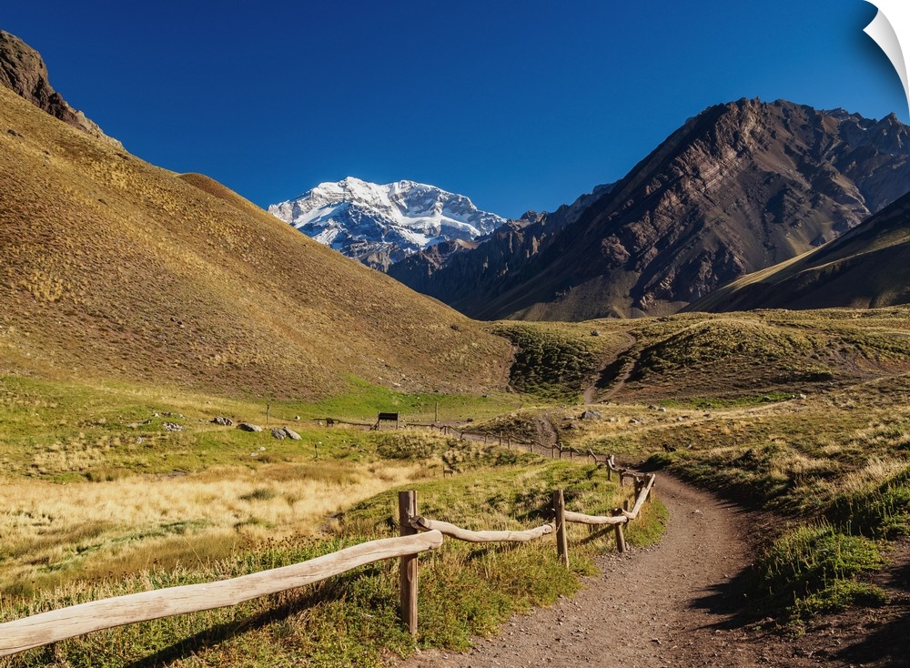 Aconcagua Mountain, Horcones Valley, Aconcagua Provincial Park, Central Andes, Mendoza Province, Argentina