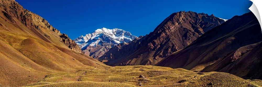 Aconcagua Mountain, Horcones Valley, Aconcagua Provincial Park, Central Andes, Mendoza Province, Argentina