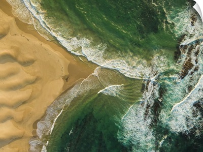 Aerial View Of Sardinia Bay Beach, Eastern Cape, South Africa