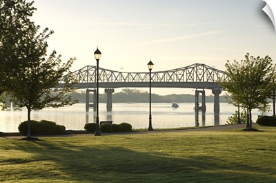 Alabama, Decatur, Rhodes Ferry Park, 'Steamboat Bill' Memorial Bridge