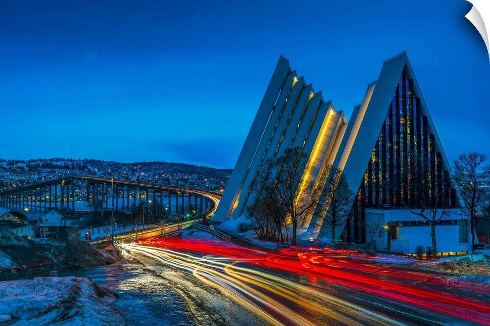Arctic Cathedral at Twilight, Tromso, Norway.
