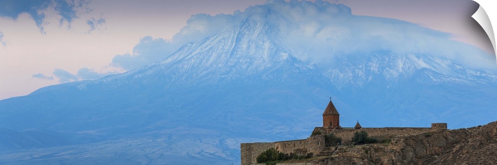 Armenia, Yerevan, Ararat plain, Khor Virap Armenian Apostolic Church monastery, at the foot of Mount Ararat, where Grigor ...