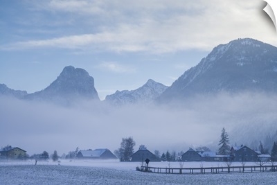 Austria, Salzburgerland, Brunn, winter landscape