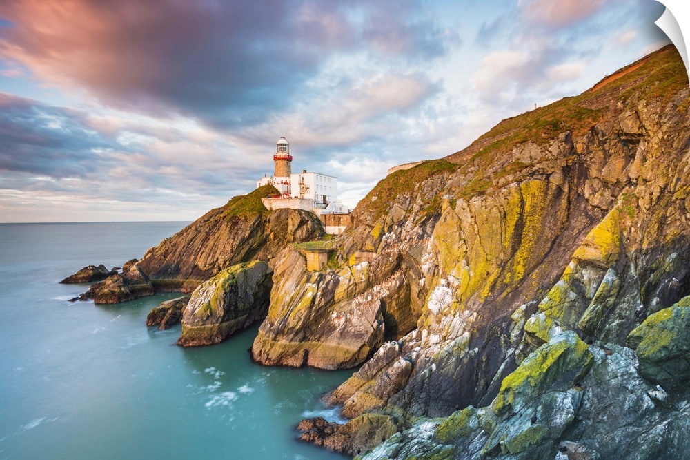 Baily lighthouse, Howth, County Dublin, Ireland, Europe.