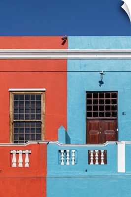 Brightly Coloured Homes In Bo-Kaap District, Cape Town, Western Cape, South Africa