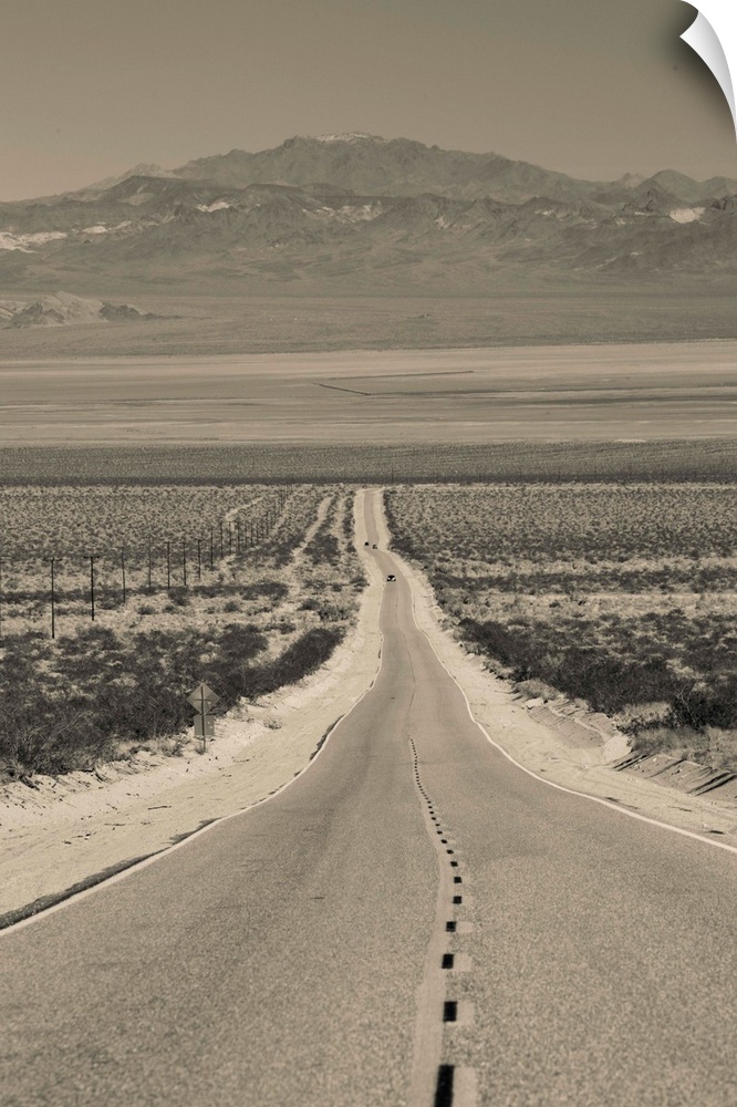USA, California, Mojave Desert, Amboy Road
