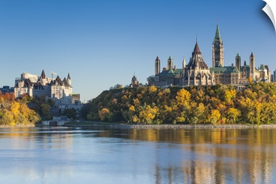Canada, Ontario, Ottowa, capital of Canada, Canadian Parliament Building, autumn, sunset