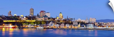 Canada, Quebec, Quebec City, Vieux Quebec, Fleuve Saint-Laurent