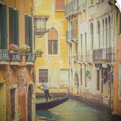 Canal In The San Marco Area, Venice, Veneto, Italy