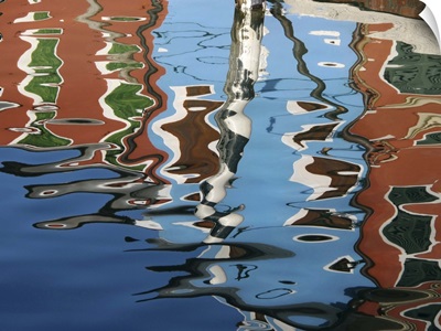 Canal reflections, Burano, Veneto region, Italy
