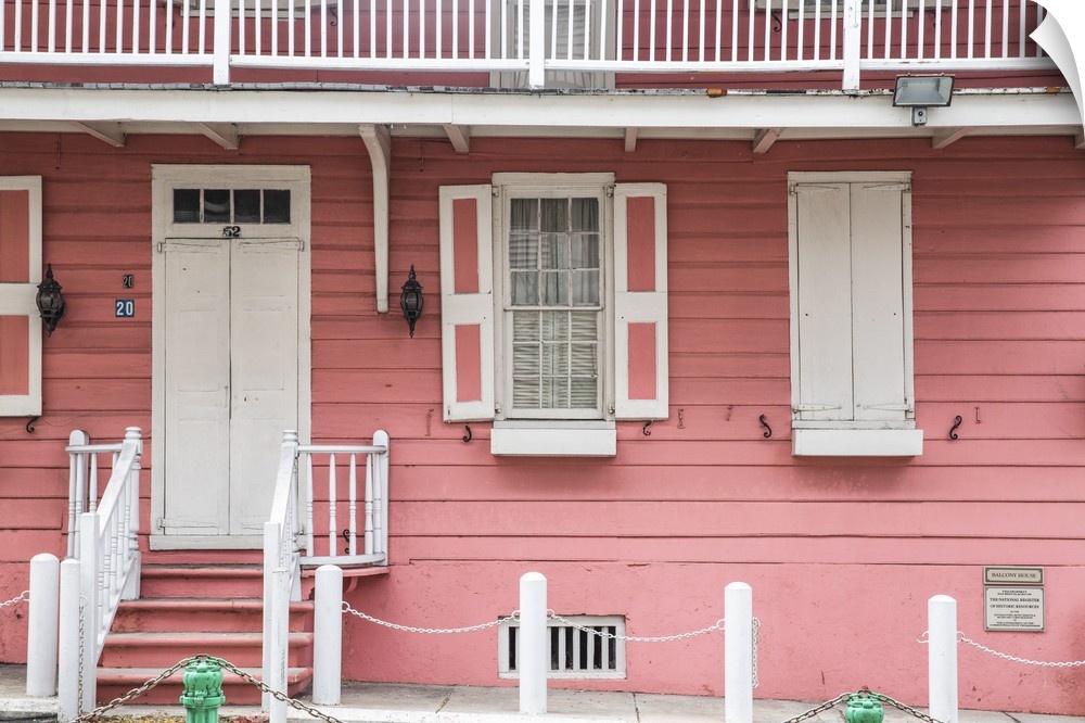 Caribbean, Bahamas, Providence Island, Nassau, Balcony House Museum - the oldest existing wooden residential building in T...