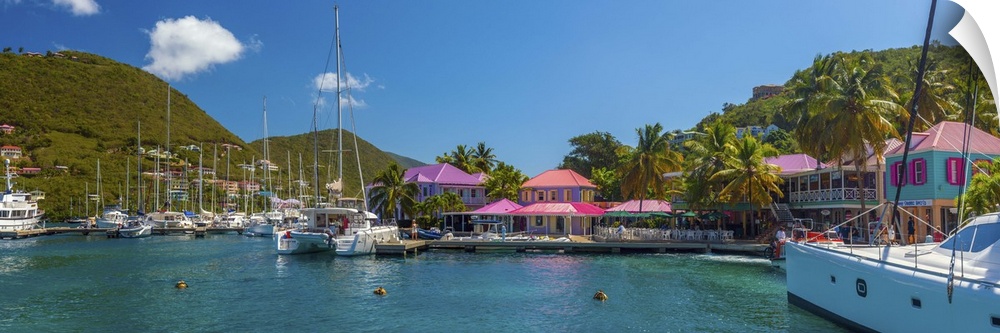 Caribbean, British Virgin Islands, Tortola, Sopers Hole.