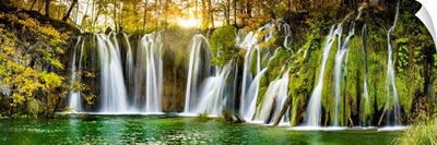 Cascading Waterfall, Plitvice National Park, Croatia