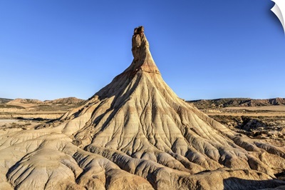 Castildetierra Rock Formation, Bardenas Reales Badlands, Navarre, Spain