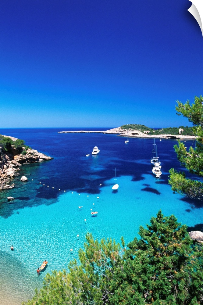 Coast nearby Portinatx, Ibiza, Balearic Islands, Spain