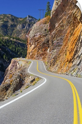 Colorado, between Silverton and Ouray, The Million Dollar Highway