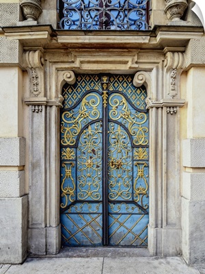 Decorative Entrance Door To University Of Wroclaw Museum, Wroclaw, Poland