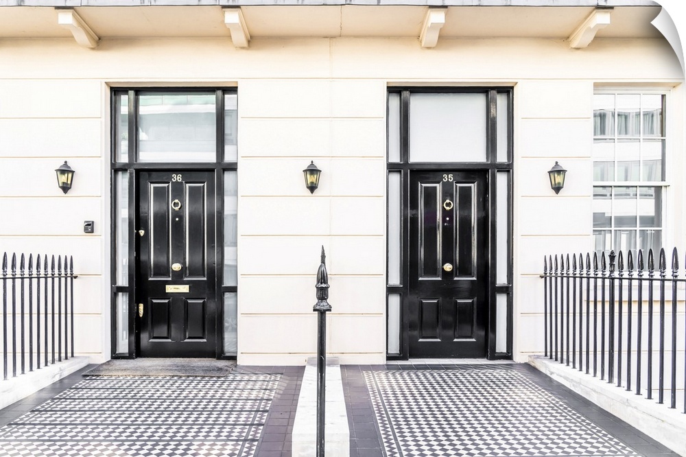 Doors, Belgravia, London, England, UK