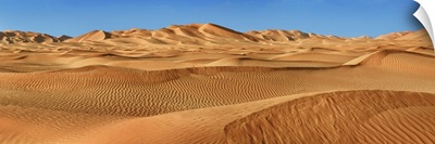 Dune Landscape In Rub Al-Khali, Oman, Dhofar, Ramlat Al Hashman, Rub Al-Khali