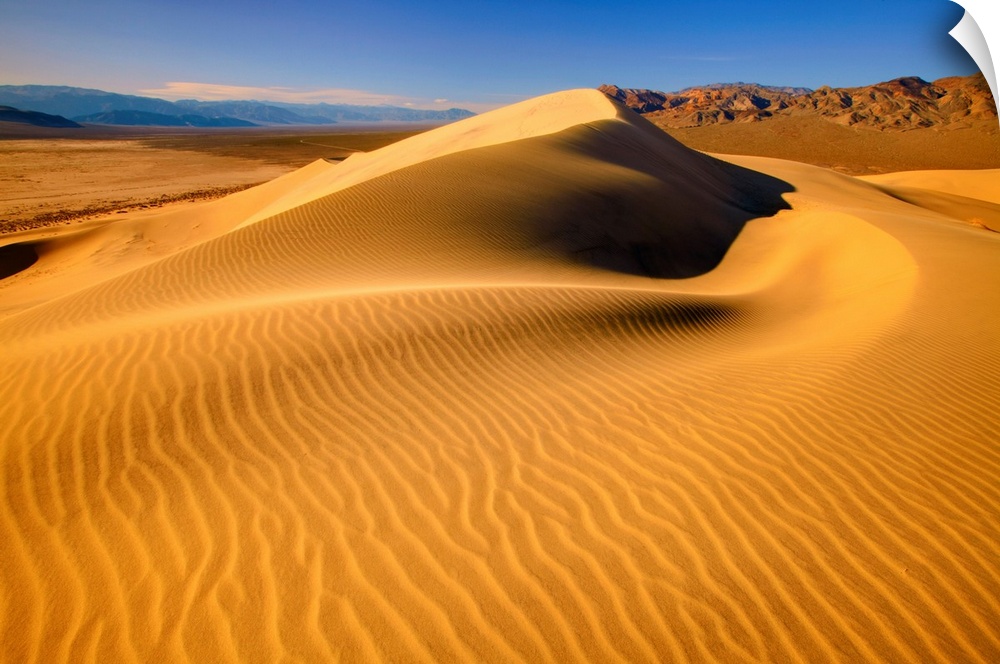 Eureka Dunes, Death Valley National Park, California, Usa