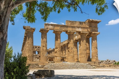Europe, Italy, Sicily, The Hera Temple Of Selinunte