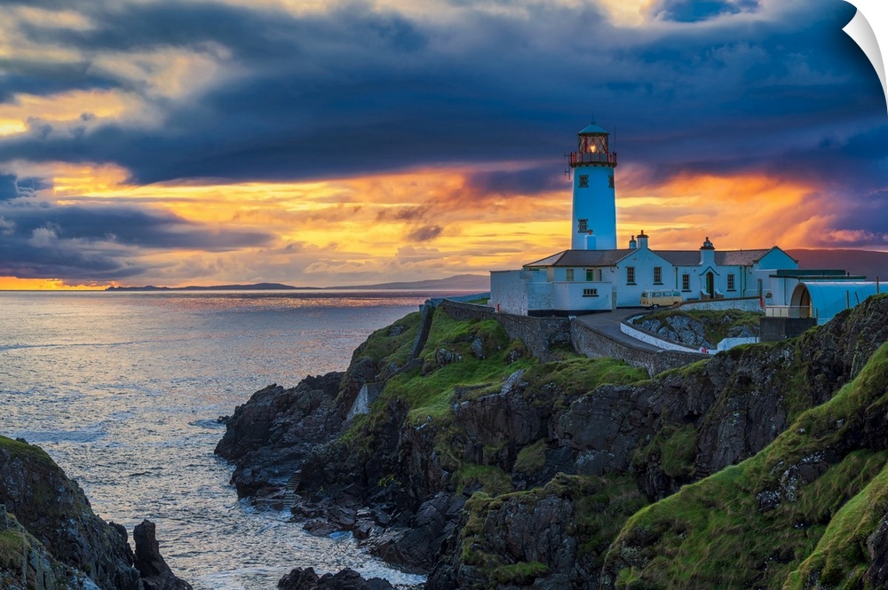 Fanad Head Lighthouse, County Donegal, Ireland.