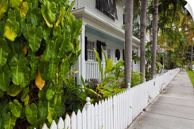 Florida, Florida Keys, Key West, Truman Annex, house detail