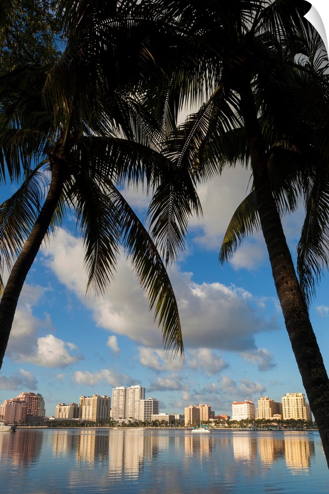 USA, Florida, West Palm Beach, city view, morning