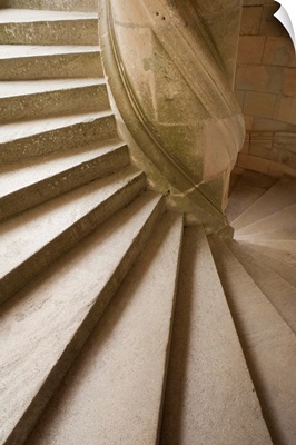 France, Loire Valley, Chambord Castle, The Chapel Wing Staircase