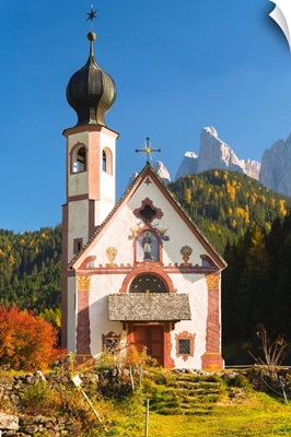 Funes Valley, Trentino Alto Adige, Bolzano Province, Italy.