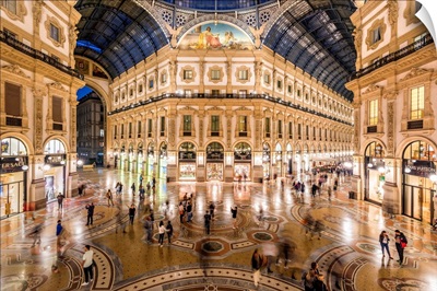 Galleria Vittorio Emanuele II shopping mall, Milan, Lombardy, Italy