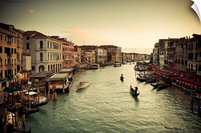 Grand Canal from the Rialto, Venice, Italy