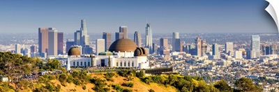 Griffith Observatory And Los Angeles Skyline, California, USA