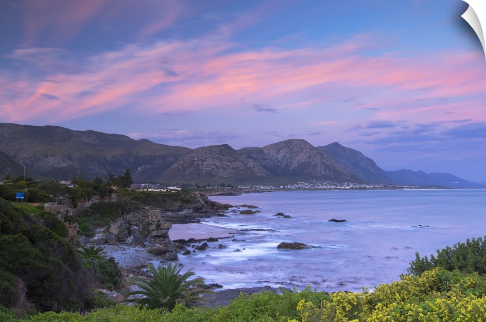 Hermanus at sunset, Western Cape, South Africa