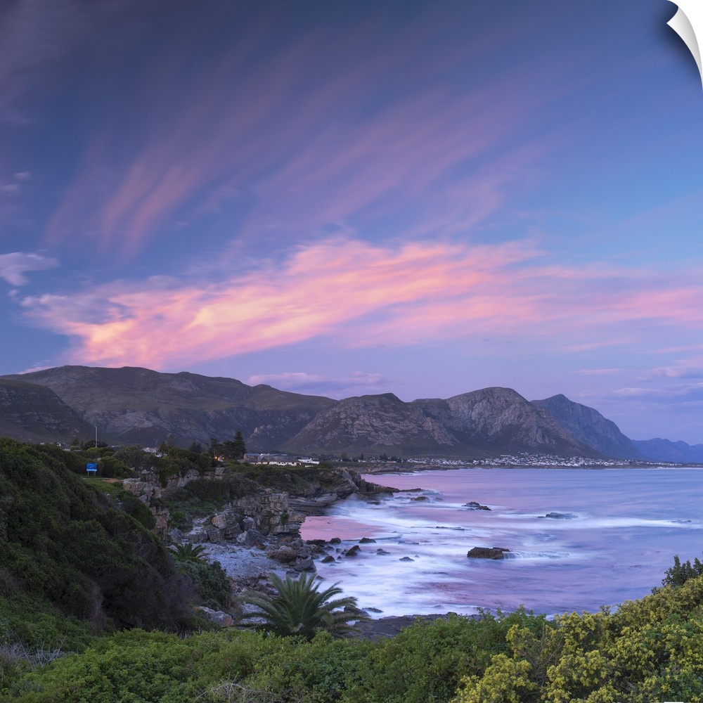 Hermanus at sunset, Western Cape, South Africa