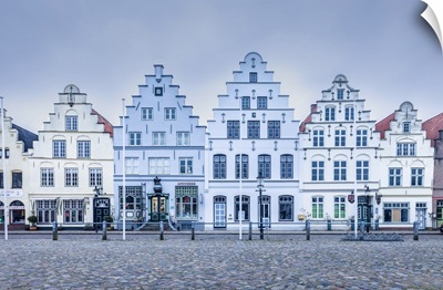 Historic Houses In Friedrichstadt, North Friesland, Schleswig-Holstein